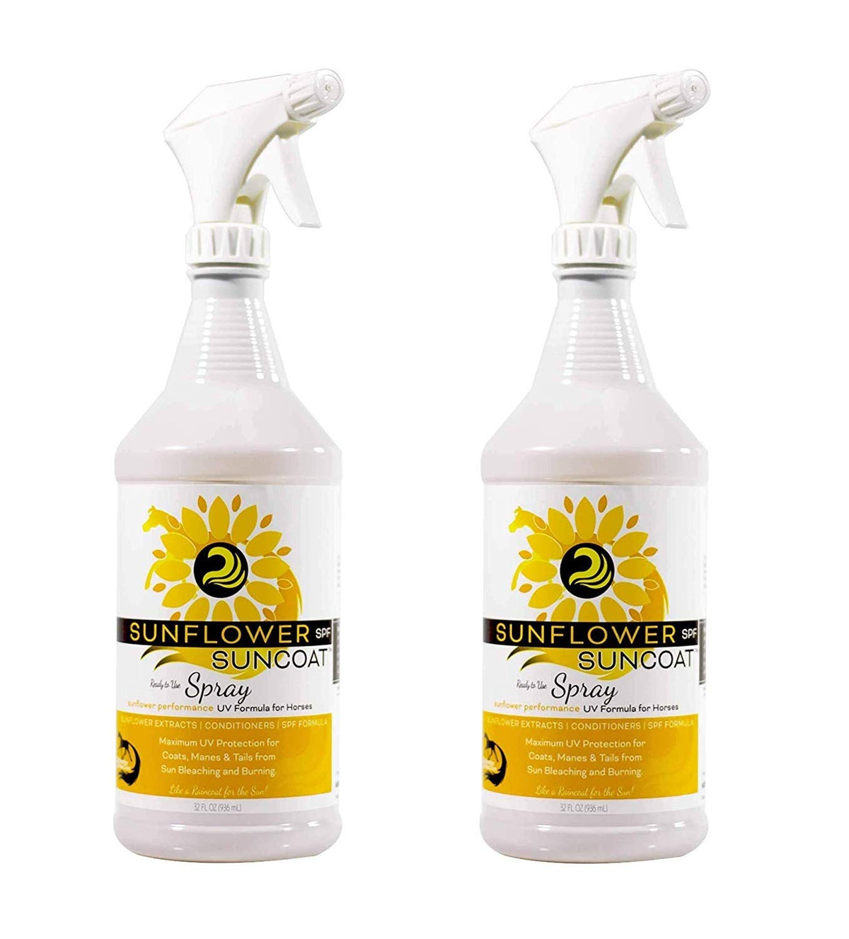 Suncoat Tournesol SPF: flacon prêt à l’usage protégeant le pelage du soleil.