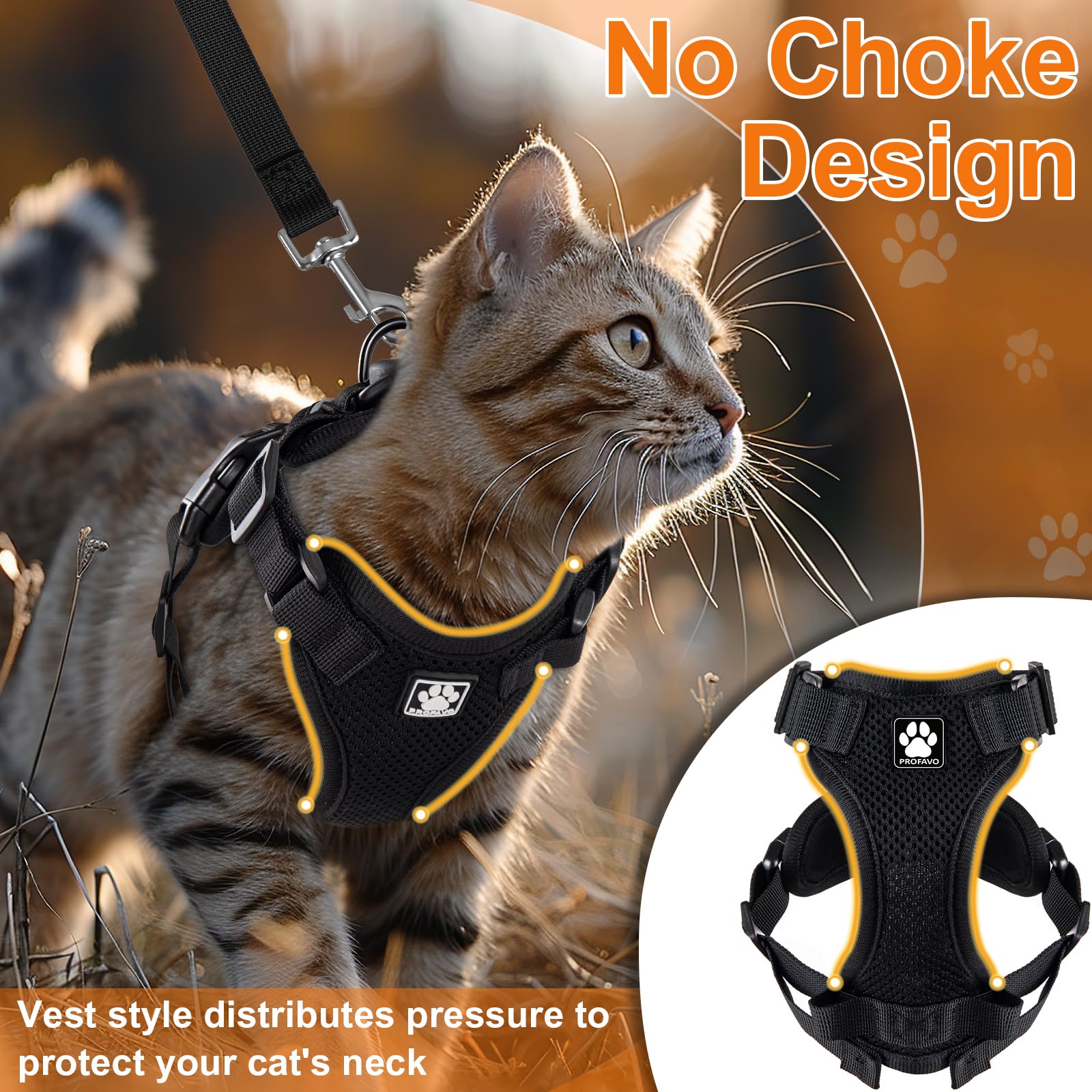 Tailles XS et S PROFAVO, adaptés pour chats et petits chiens.