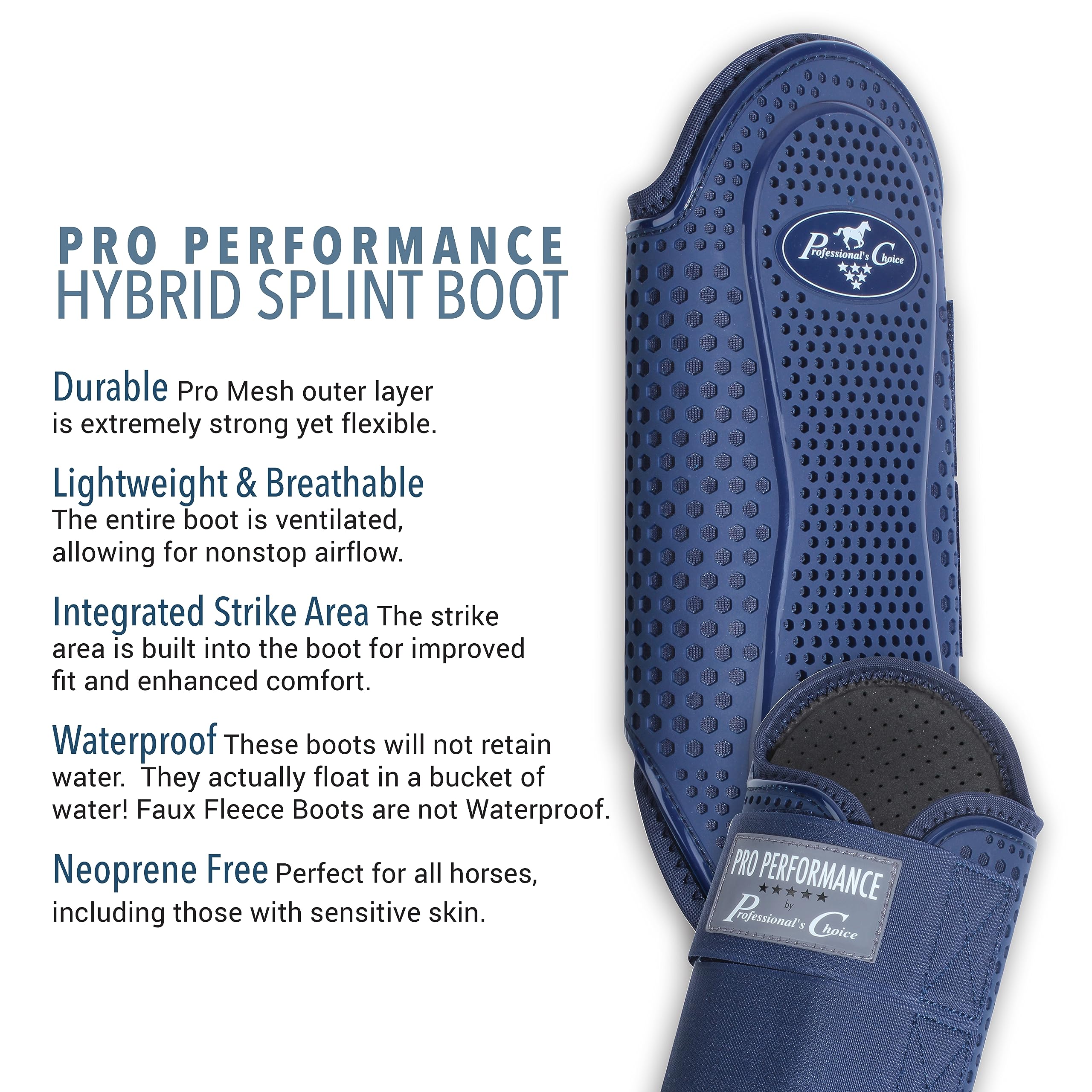 Professional's Choice Pro Performance Splint Boot – imperméable et flottant, idéale après la baignade.