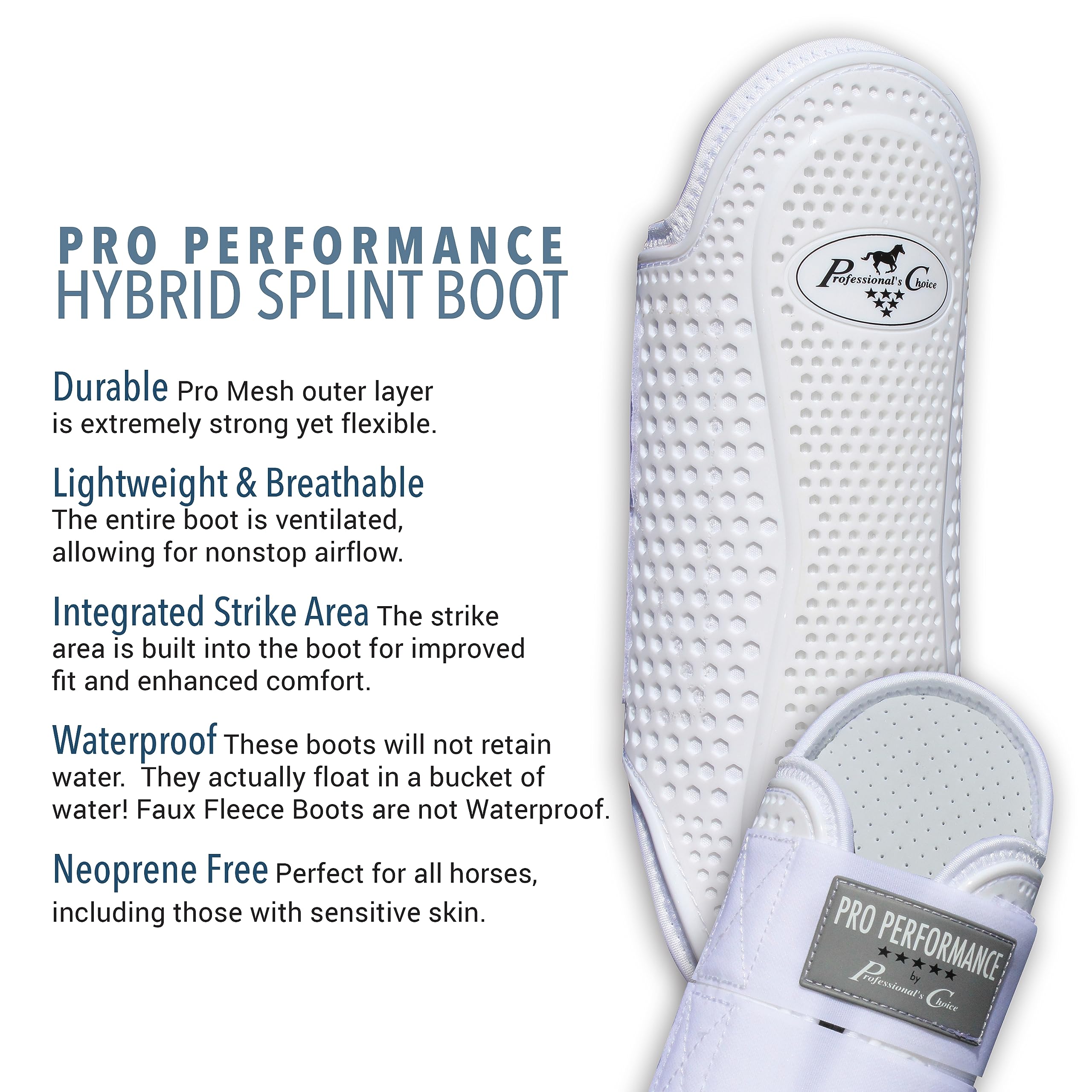 Professional's Choice Pro Performance – doublure intérieure hypoallergénique, confort pour tous les chevaux.