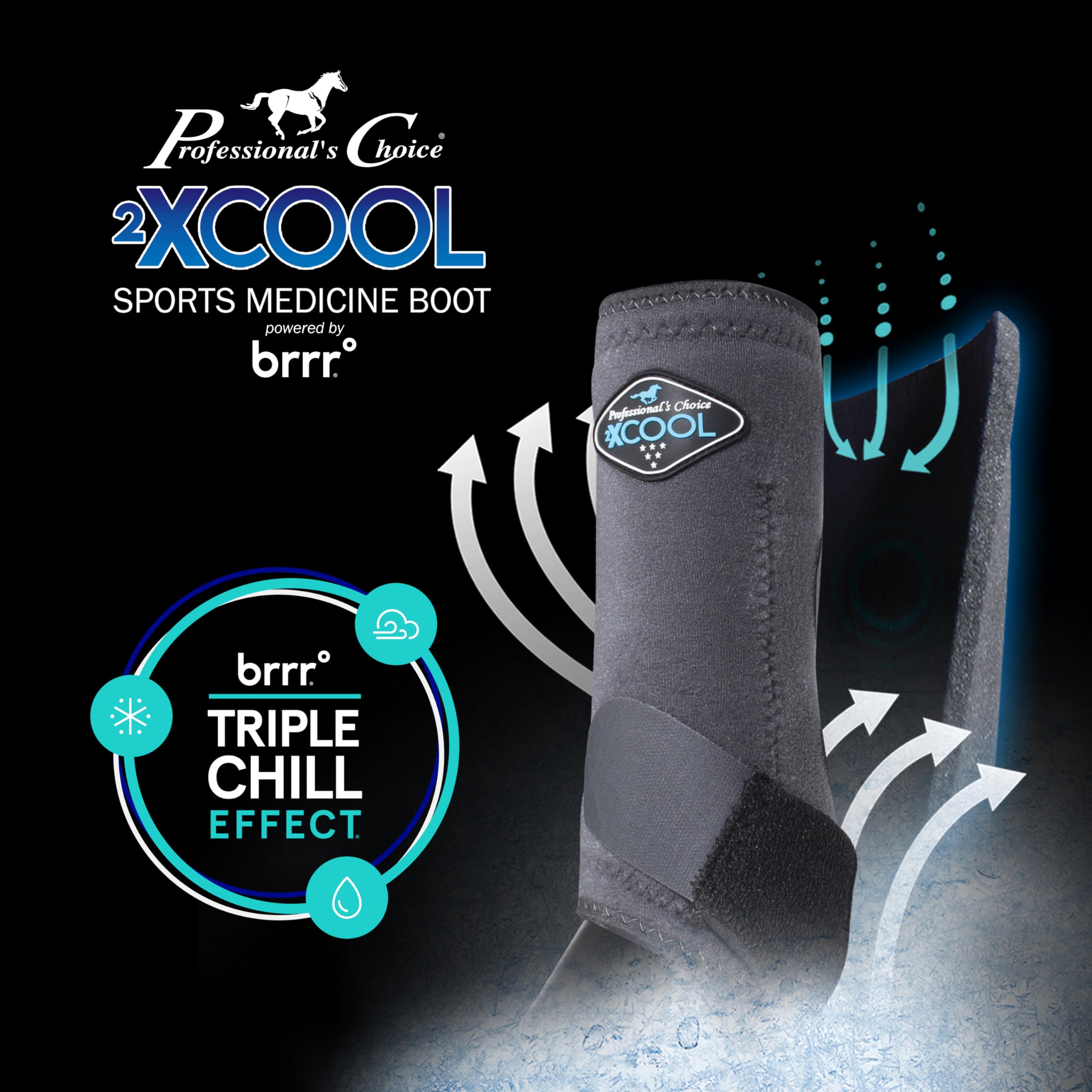 Professional's Choice 2XCool bottes: montage rapide sans obstacle.