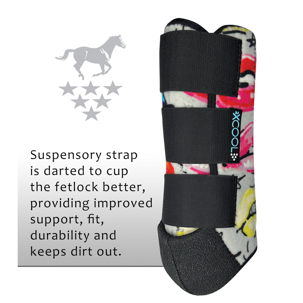 Professional's Choice 2XCool bottes: idéales pour chevaux actifs et séances prolongées.