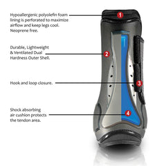 Professional's Choice Pro Performance Bottes de Saut, fermeture-tpu, ajustement sûr et rapide