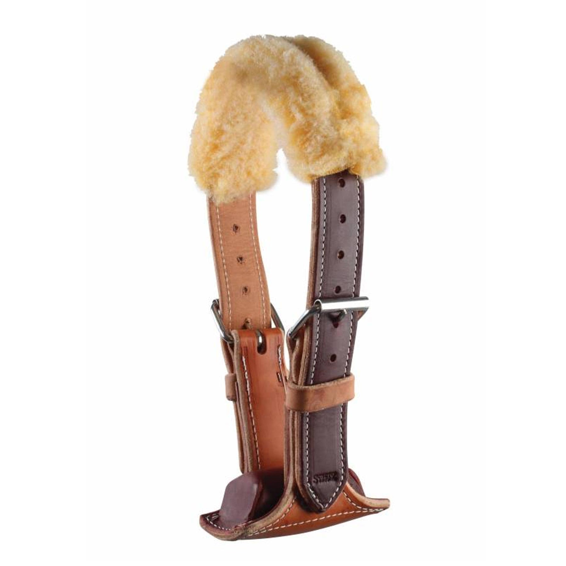 collier Dare de Professional's Choice, cuir bordeaux, réduction du cribbing et confort quotidien.