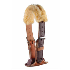 collier Dare de Professional's Choice, cuir bordeaux, réduction du cribbing et confort quotidien.