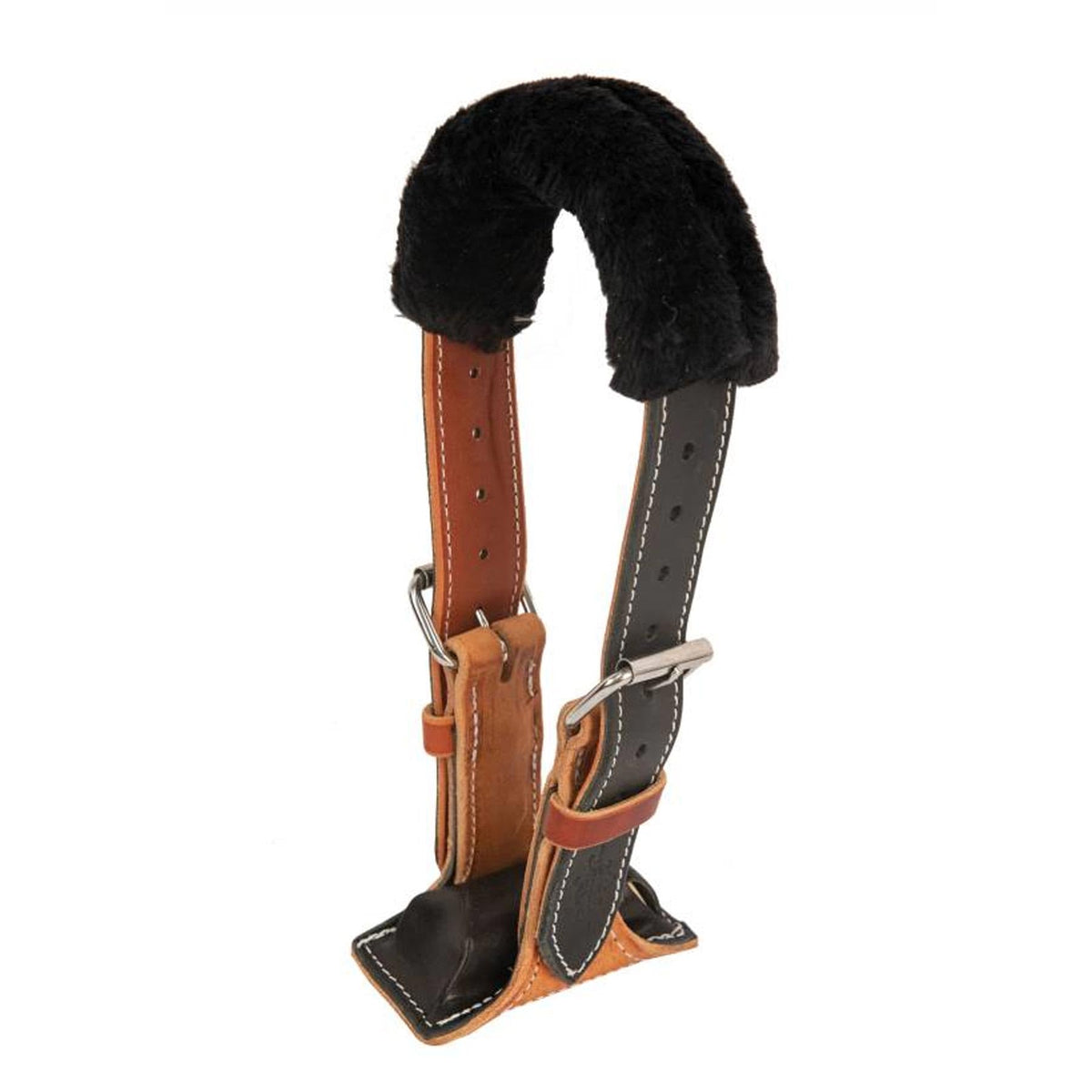 Professional's Choice Dare collier cuir noir, confort quotidien et durabilité pour chevaux.