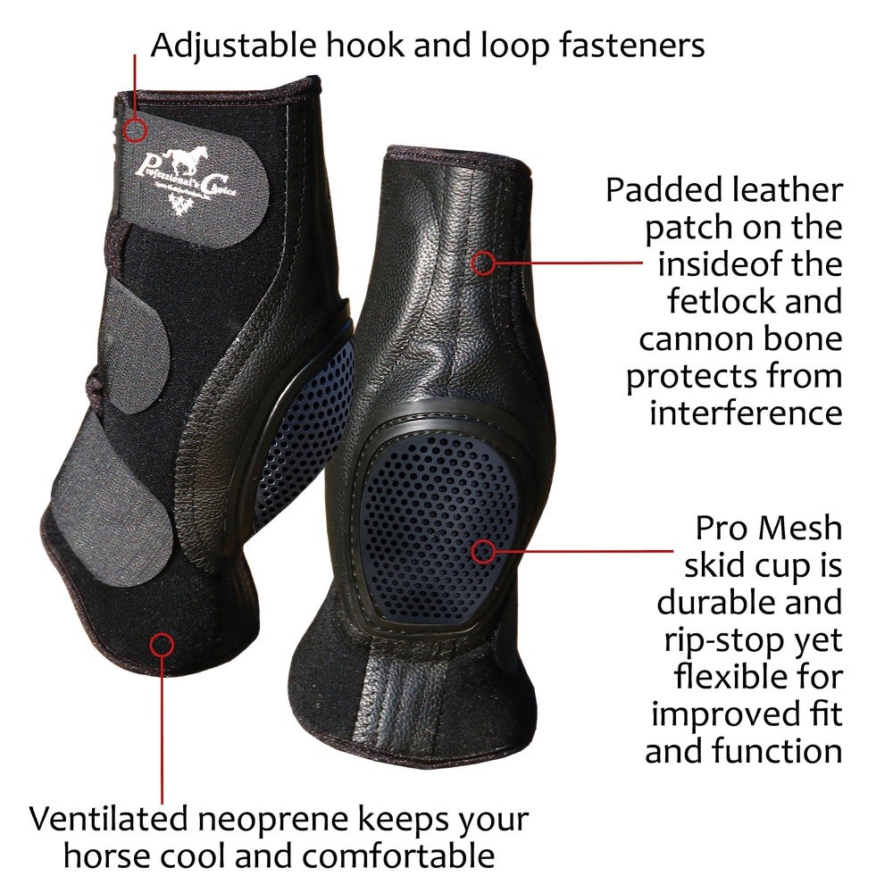 Professional's Choice Ventech SlideTec, arrière droit, néoprène ventilé pour le confort du cheval.