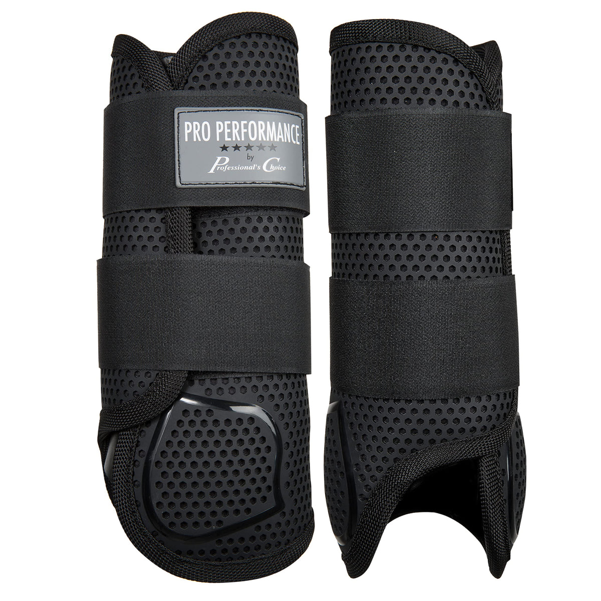 Professional's Choice Pro Performance Elite XC bottes avant noir, ajustement sûr et léger.