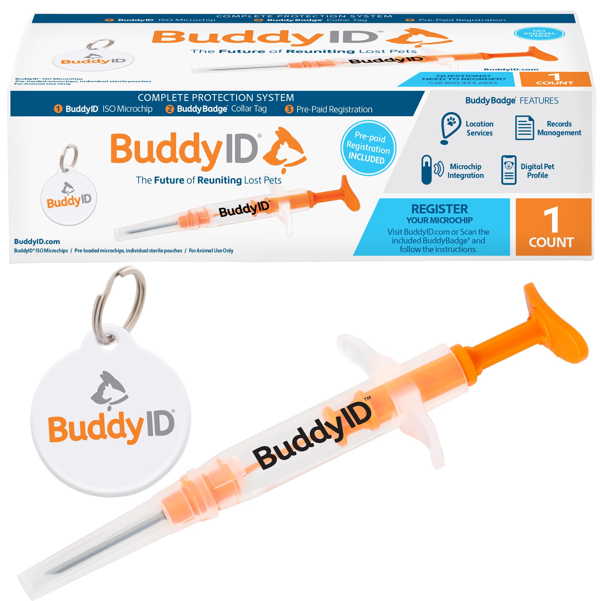 BuddyID – profil animal personnalisé, centralise les informations essentielles.