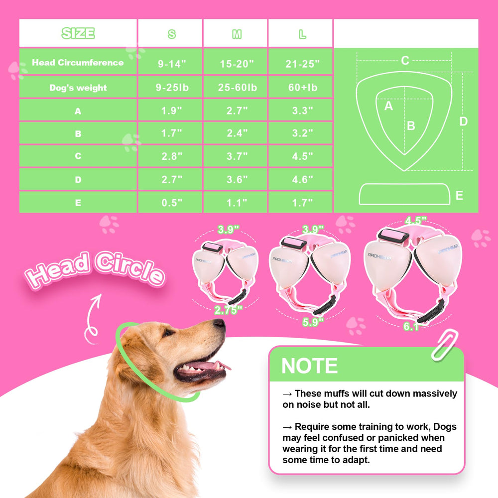 PROHEAR chien portant des boucles oreilles protection auditive pratique lors des sorties