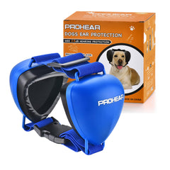PROHEAR coussinets gel pour chiens bleu, confort acoustique et isolation
