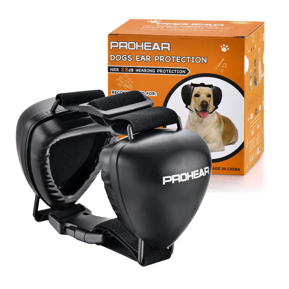 PROHEAR coussins en gel pour oreilles de chien, confort accru
