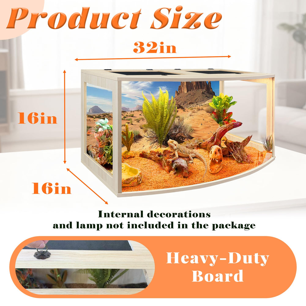 PROLEE Dragon Barbu: intérieur spacieux pour exploration et repos