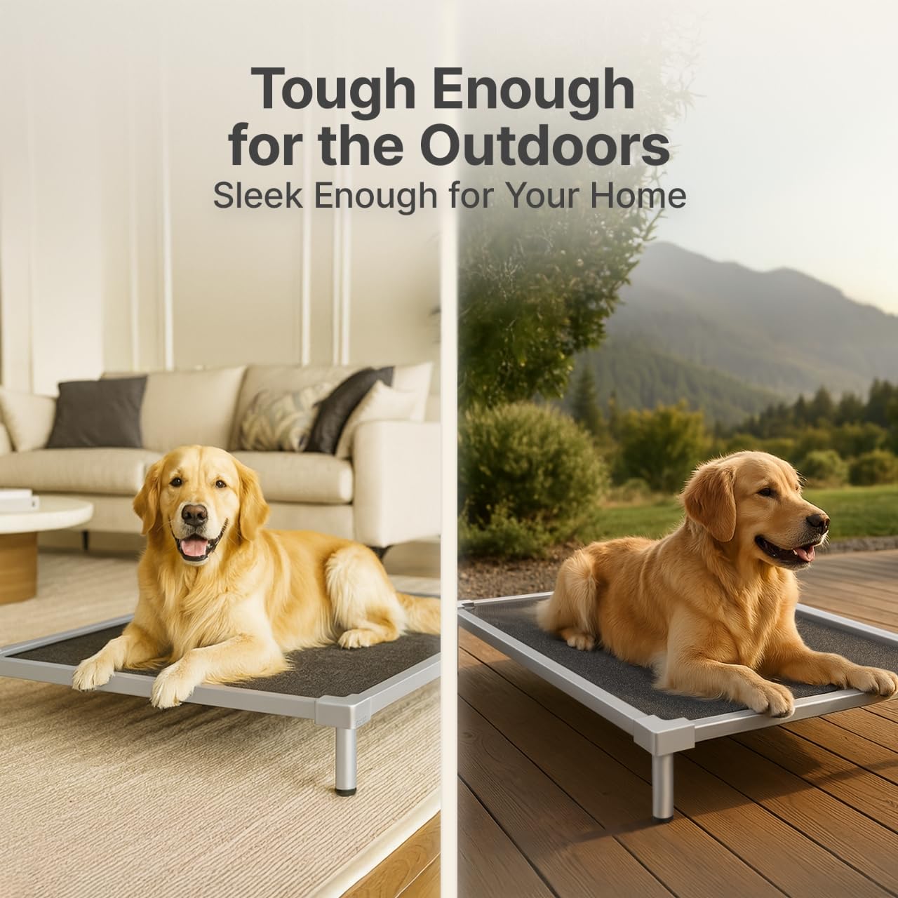 Dimensions 40,6 x 28,7 x 7 pouces Lit Pronest pour chien moyen