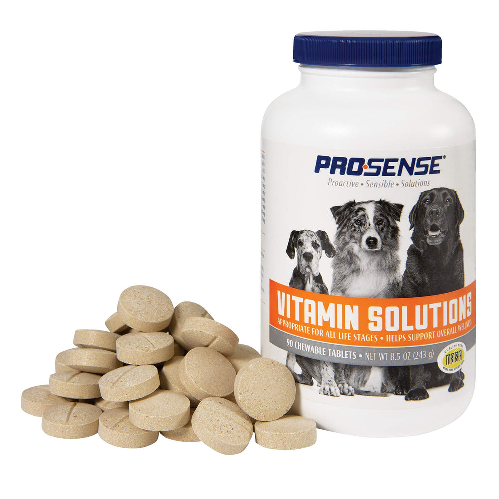 ProSense tablettes chien: comprimés à mâcher faciles à donner près de la gamelle.