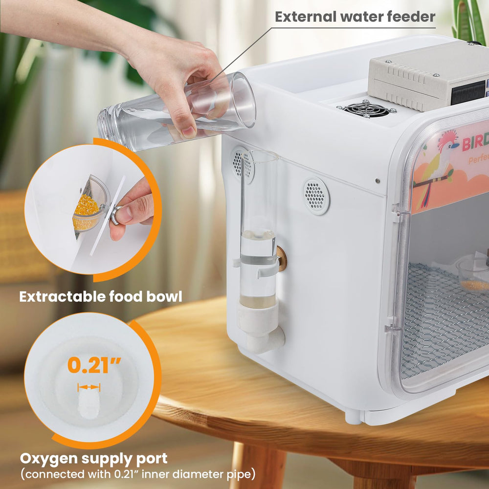 Proshine brooder ventilation quatre-ventilateurs assure un air frais.