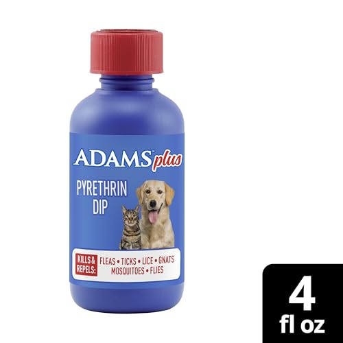 Protection du foyer et extérieur avec ADAMS Plus Pyrethrin Dip