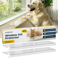 PROTECTO garde-rebord chien sur fenêtre, protège les griffes et mors.