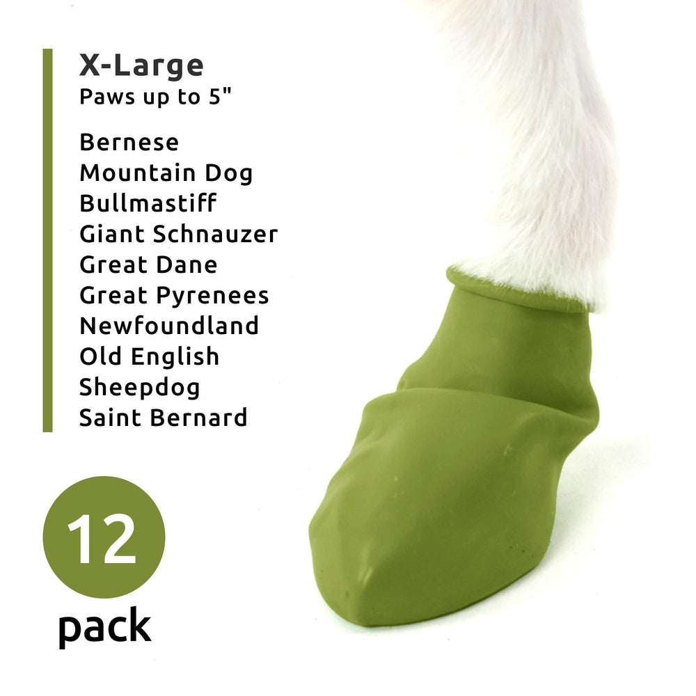Bottes Protex PawZ anti-glisse pour chien offrent une meilleure adhérence sur surfaces mouillées.