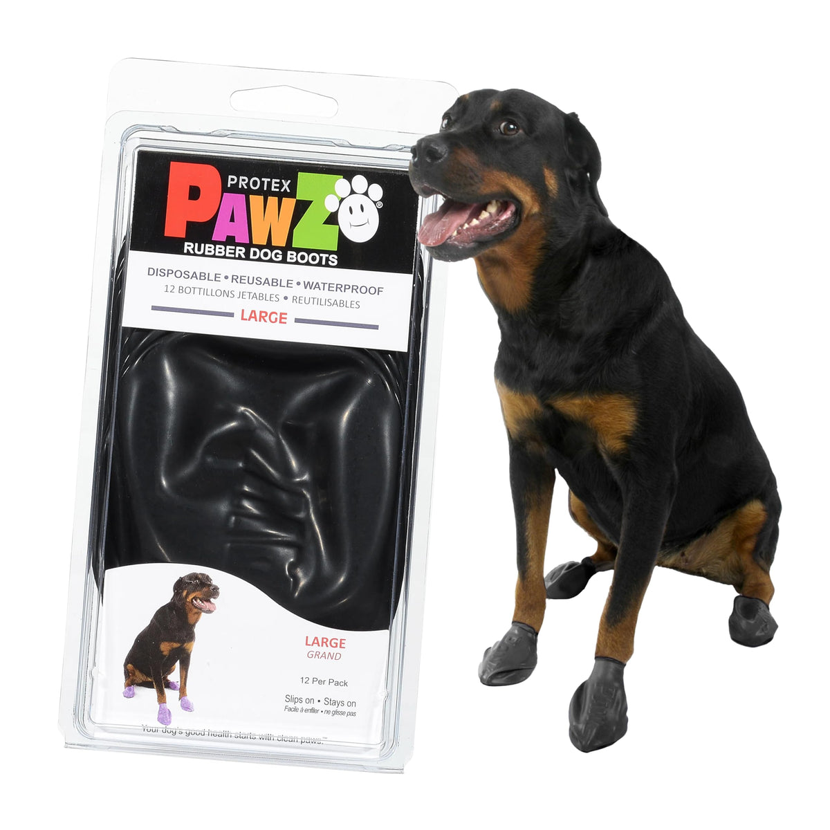 Protex PawZ bottes pour grandes pattes, adhérence et protection