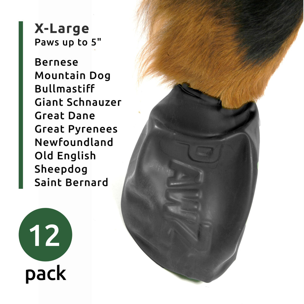Protex PawZ bottes pour chien grandes pattes, imperméables, idéales sous la pluie.