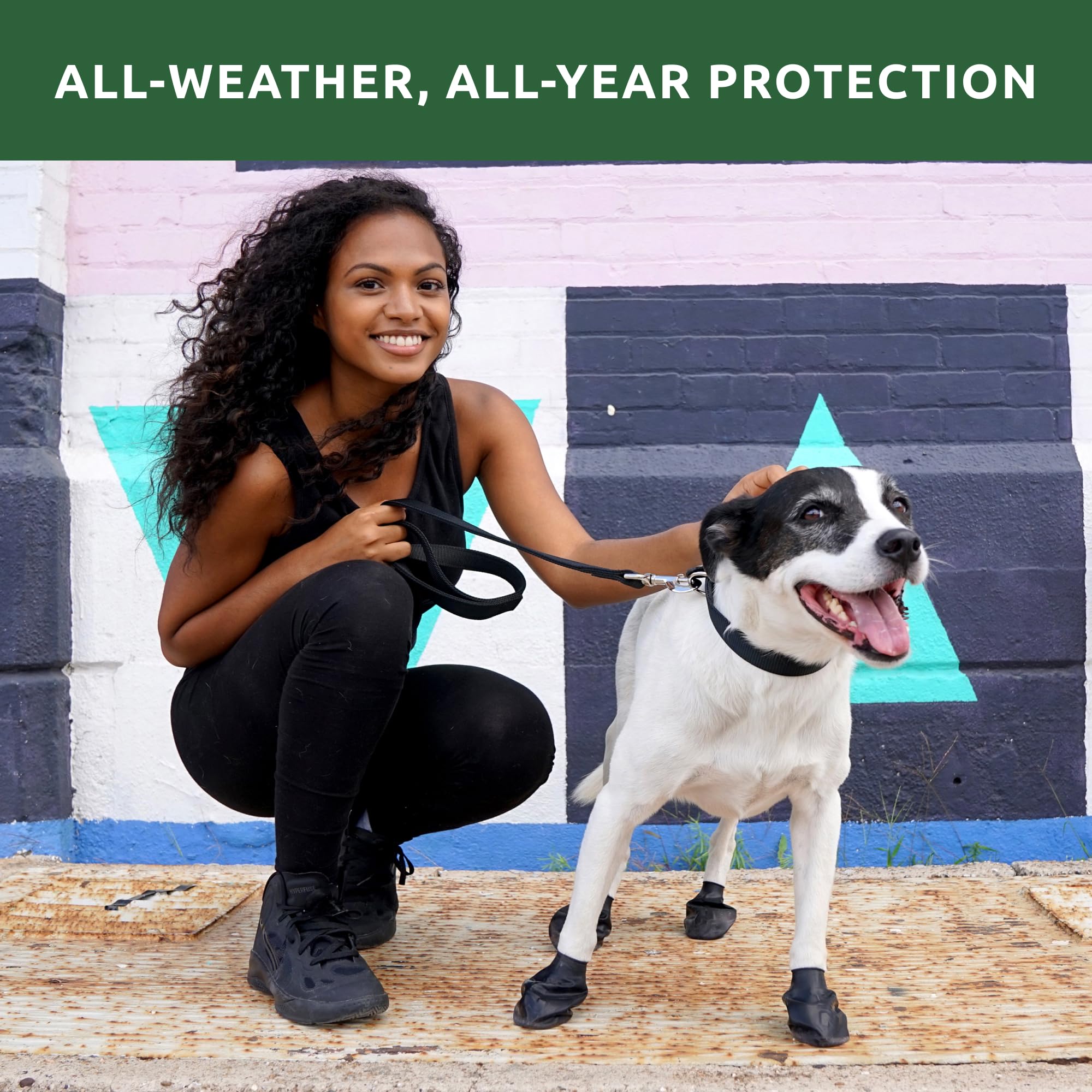 Protex PawZ bottes pour chien grandes pattes, résistantes à la neige et au froid.
