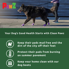 Protex PawZ bottes pour chien grandes pattes, traction antiglisse sur surfaces mouillées.