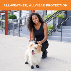 Protex PawZ: facile à enfiler et ajuster pour petites pattes lors des balades.