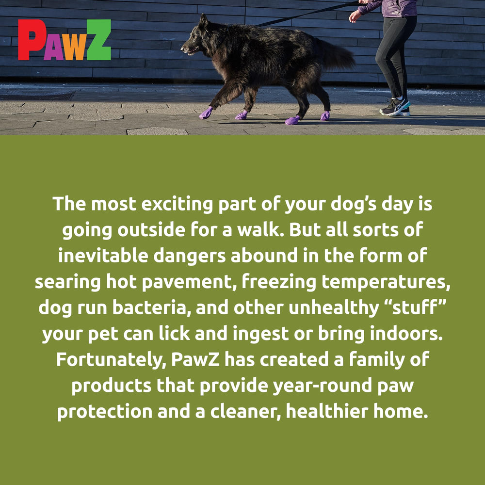 Tableau des tailles Protex PawZ pour un ajustement précis.