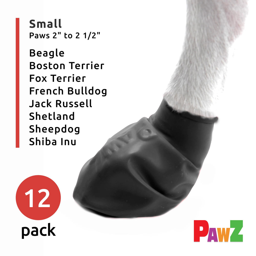 Bottes imperméables Protex PawZ pour petites pattes, gardant les pieds au sec.