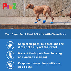 Protex PawZ – bottes imperméables pour pattes, pratiques sous la pluie et terrains boueux.