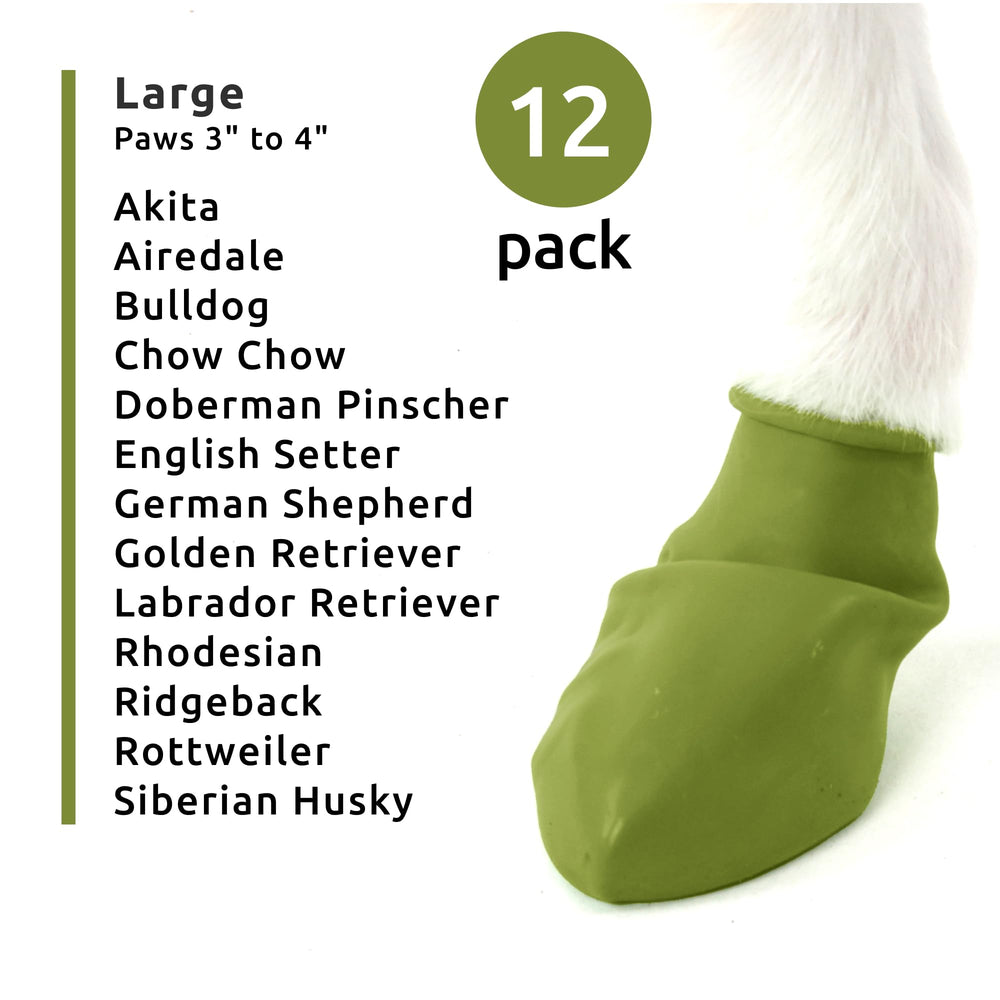 Bottes Protex PawZ pour chien anti-glisse sur surfaces mouillées.