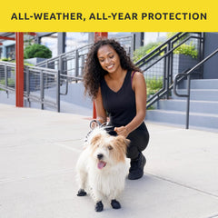 Bottes tout-terrain Protex PawZ offrant une bonne traction sur surfaces glissantes.