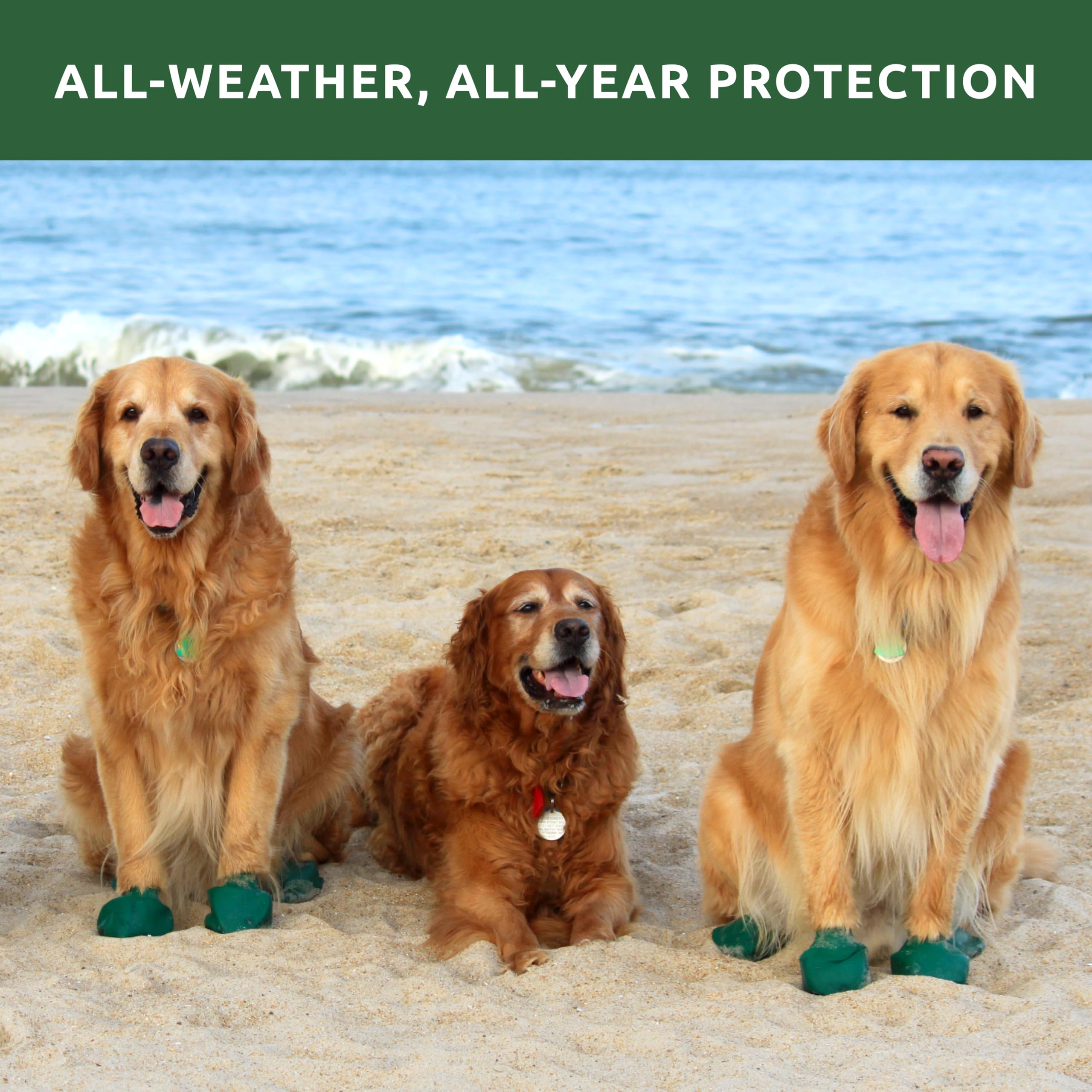 Pack de 24 bottes Protex PawZ vertes pret a l emploi.