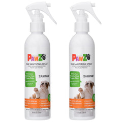 PawZ SaniPaw: bouteille-pompe pratique pour nettoyer et rafraîchir les pattes.