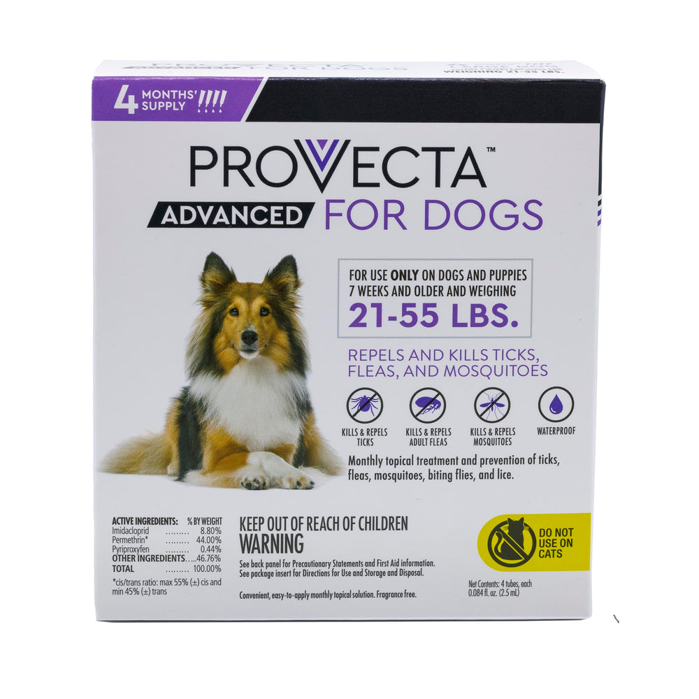 Provecta Advanced — bouteille-traitement prête à l'emploi pour chiens