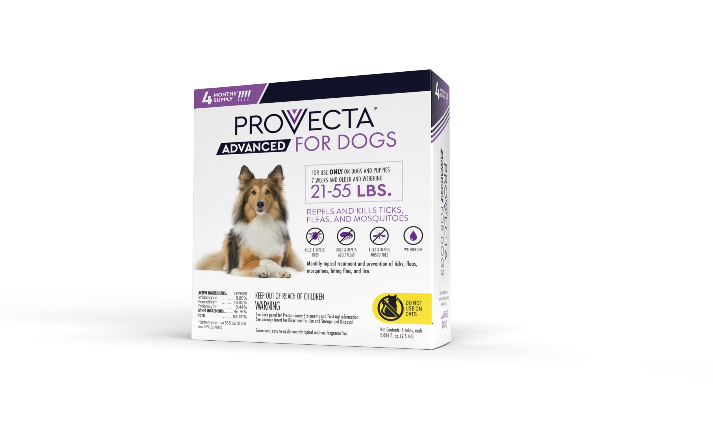 Provecta Advanced — prévention des infestations de puces sur chien