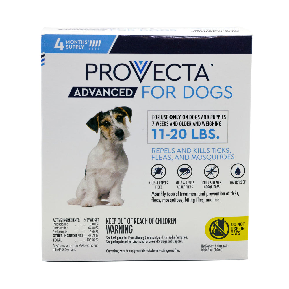 Provecta Avancé – bouteille topique pour chien, protection contre tiques et puces.