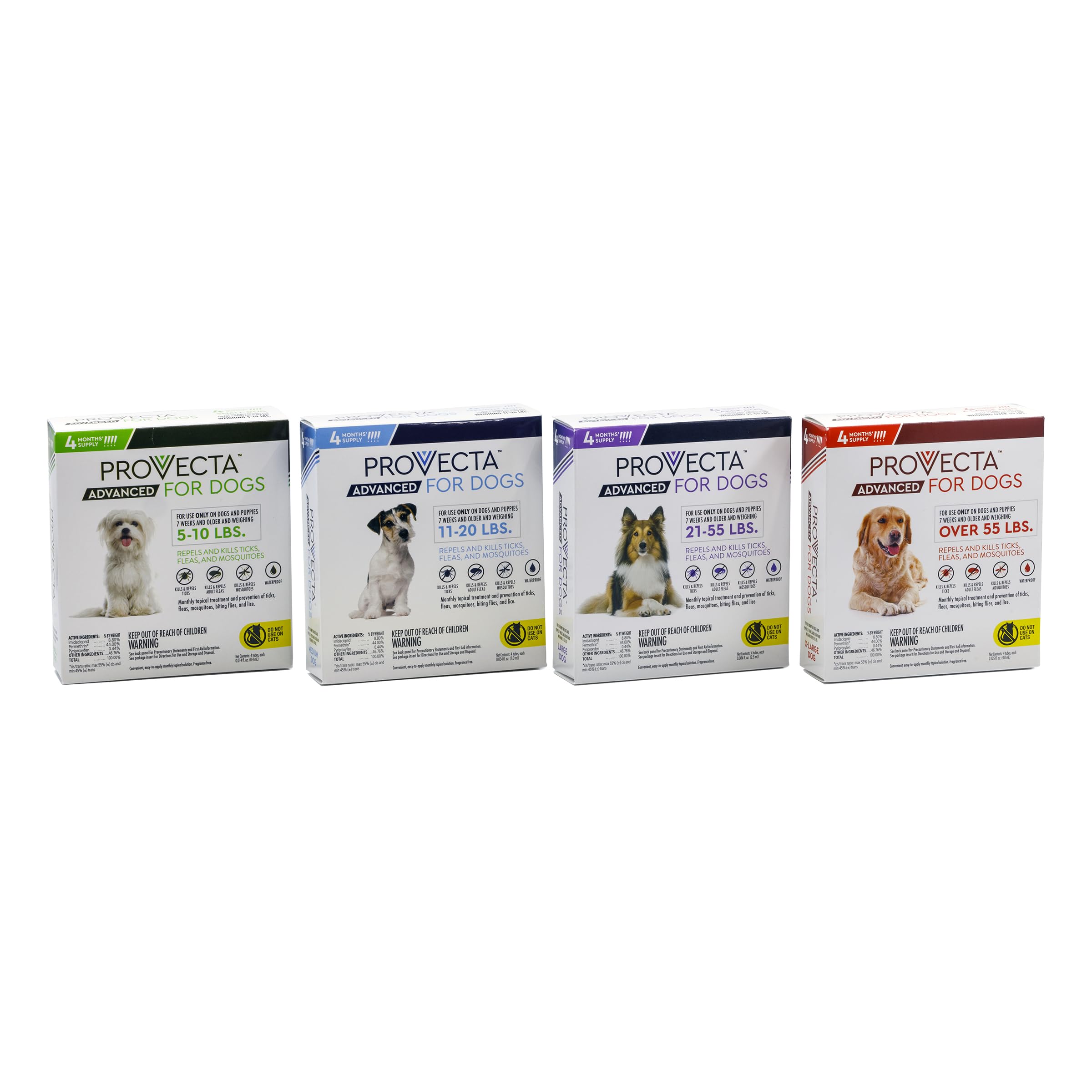 Provecta Avancé – utilisation à partir de sept semaines pour chiens.