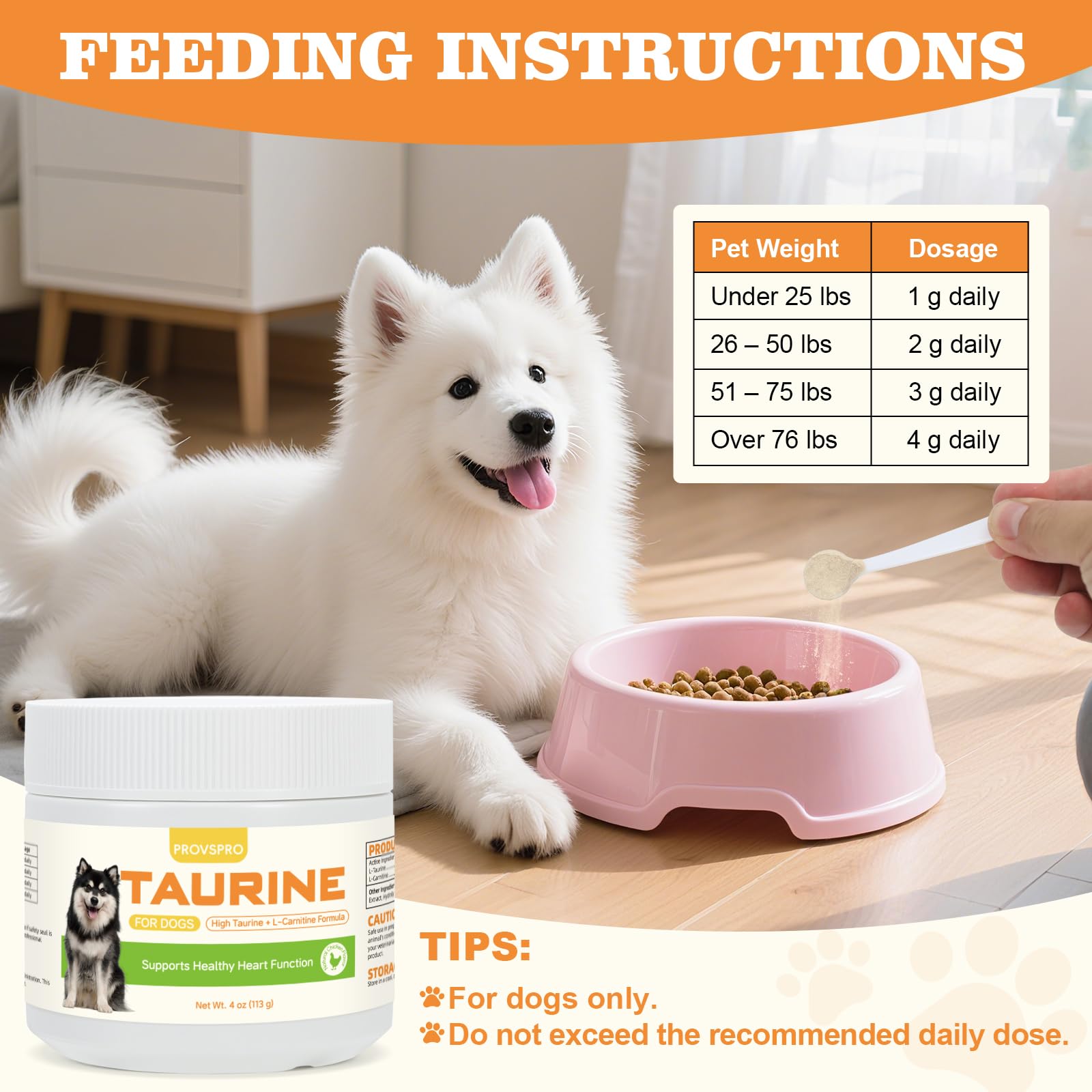Provspro Taurine veterinaire-recommande: recommandation par les vétérinaires