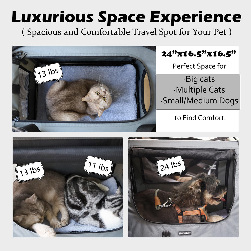 Prutapet ensemble voyage – bols pliables et litière pour manger et faire ses besoins en route.