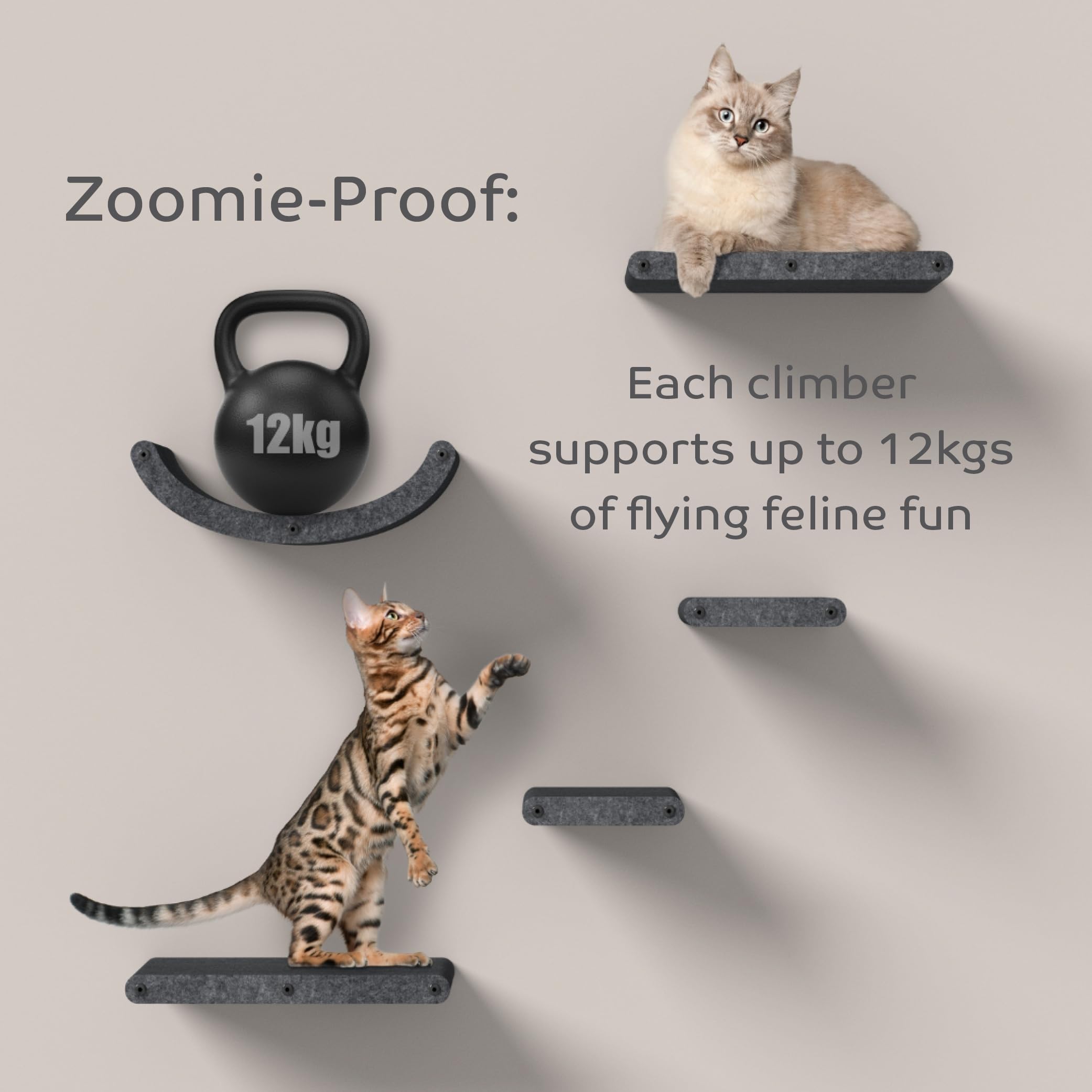Pryde Pets feutre acoustique: toucher doux et calme.