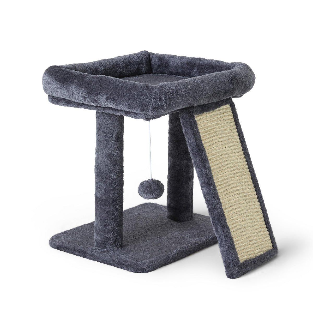 Psicway tour arbre chat 17po indoor gris offre escalade compacte et sécurisée.