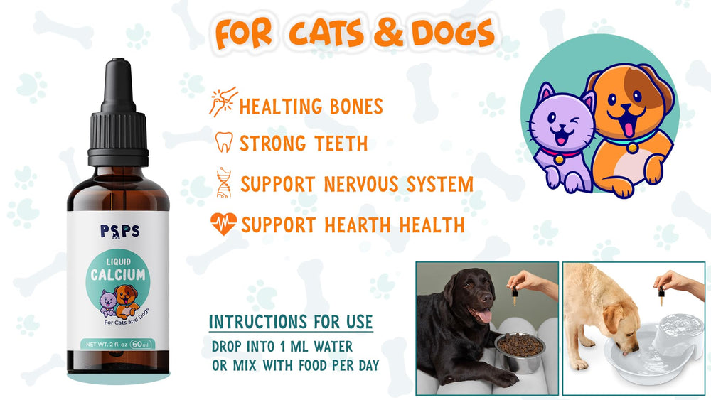 psps-calcium-liquide-odeur-neutre, administration agréable pour l'animal