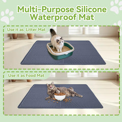 PTAZSCTC Tapis litière silicone 47x35 — base antidérapante pour rester en place