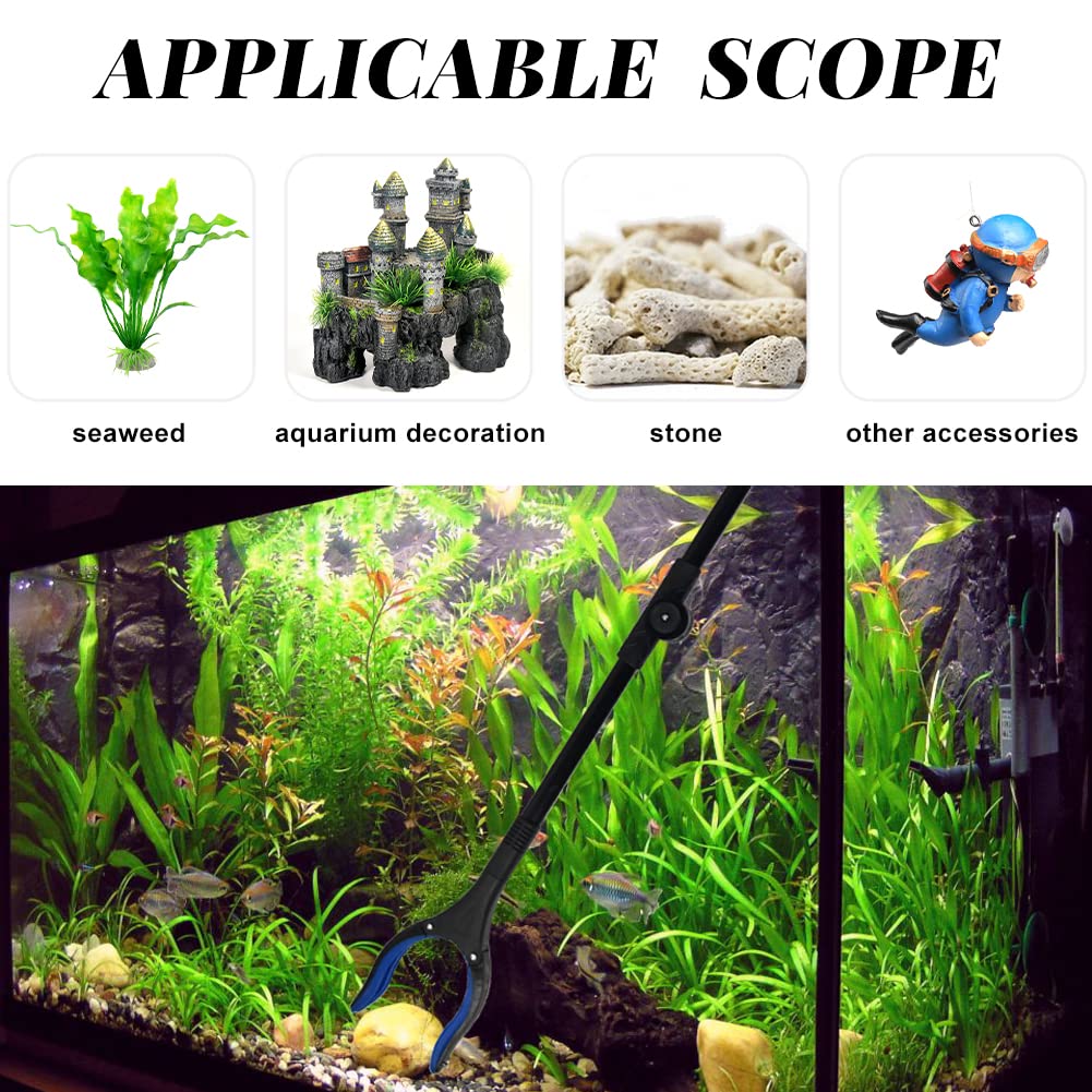 PTFJZ pinces aquarium multi-usage pour zones difficiles.