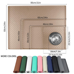 Tapis Ptlom anti-dérapant sous gamelles, maintien stable pendant le repas.