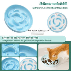 PTOBER base-antiderapante bol-chat, stabilité renforcée pour éviter les glissades.