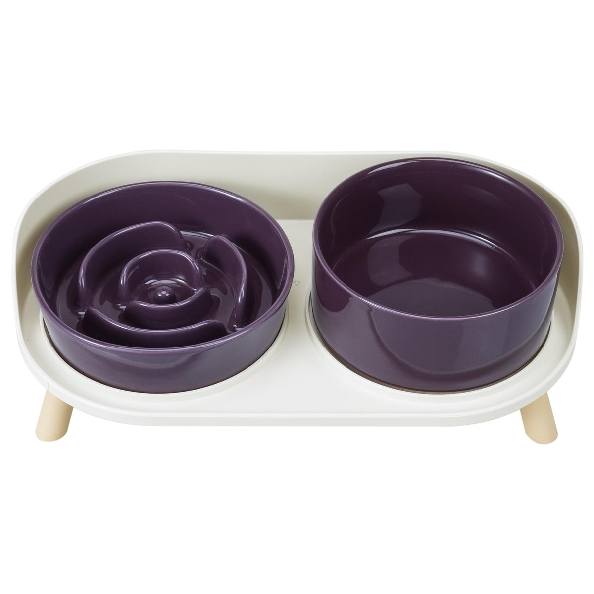PTOBER gamelle lente surleevee en céramique, ensemble pratique pour repas plus calmes.