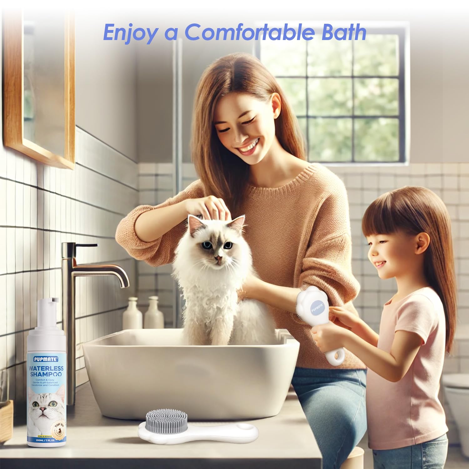 PUPMATE recommandé par vétérinaires, preuve de confiance et sécurité pour votre chat.